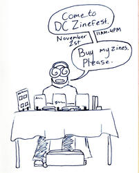self promotional sketch