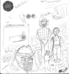 sketchbook pages